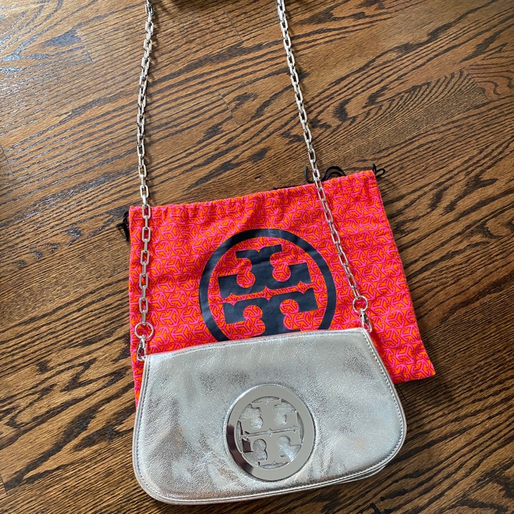 Tory Burch Silver Purse